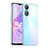 Silicone Transparent Frame Case Cover J01S for Oppo A58 5G Clear