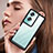 Silicone Transparent Frame Case Cover J01S for Oppo A79 5G