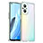 Silicone Transparent Frame Case Cover J01S for Oppo A96 5G