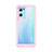 Silicone Transparent Frame Case Cover J01S for Oppo Find X5 Lite 5G