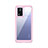 Silicone Transparent Frame Case Cover J01S for Oppo K9X 5G