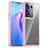 Silicone Transparent Frame Case Cover J01S for Oppo Reno8 Pro 5G