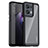 Silicone Transparent Frame Case Cover J01S for Oppo Reno9 Pro 5G Black