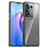 Silicone Transparent Frame Case Cover J01S for Oppo Reno9 Pro+ Plus 5G Gray