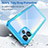 Silicone Transparent Frame Case Cover J01S for Realme 10 5G