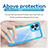 Silicone Transparent Frame Case Cover J01S for Realme 10 5G