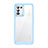 Silicone Transparent Frame Case Cover J01S for Realme 9 SE 5G Blue