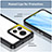 Silicone Transparent Frame Case Cover J01S for Realme GT2 Master Explorer