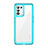 Silicone Transparent Frame Case Cover J01S for Realme Q3s 5G