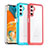 Silicone Transparent Frame Case Cover J01S for Samsung Galaxy A14 4G