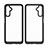 Silicone Transparent Frame Case Cover J01S for Samsung Galaxy A14 4G