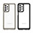 Silicone Transparent Frame Case Cover J01S for Samsung Galaxy A23 4G