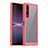 Silicone Transparent Frame Case Cover J01S for Sony Xperia 1 V