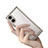 Silicone Transparent Frame Case Cover J01S for Sony Xperia 5 V