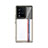 Silicone Transparent Frame Case Cover J01S for Vivo iQOO 10 5G Gray
