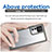 Silicone Transparent Frame Case Cover J01S for Xiaomi Mi 12T 5G