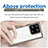 Silicone Transparent Frame Case Cover J01S for Xiaomi Mi 13 Pro 5G