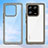 Silicone Transparent Frame Case Cover J01S for Xiaomi Mi 13 Pro 5G