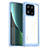 Silicone Transparent Frame Case Cover J01S for Xiaomi Mi 13 Pro 5G Sky Blue