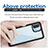 Silicone Transparent Frame Case Cover J01S for Xiaomi Poco C50