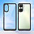 Silicone Transparent Frame Case Cover J01S for Xiaomi Poco C65