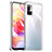 Silicone Transparent Frame Case Cover J01S for Xiaomi POCO M3 Pro 5G