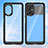 Silicone Transparent Frame Case Cover J01S for Xiaomi Poco M4 5G