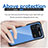 Silicone Transparent Frame Case Cover J01S for Xiaomi Poco M4 Pro 4G