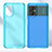 Silicone Transparent Frame Case Cover J01S for Xiaomi Poco M5 4G