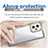Silicone Transparent Frame Case Cover J01S for Xiaomi Poco X4 GT 5G