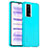 Silicone Transparent Frame Case Cover J01S for Xiaomi Redmi K60 5G Sky Blue