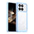 Silicone Transparent Frame Case Cover J01S for Xiaomi Redmi K70 Pro 5G