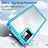 Silicone Transparent Frame Case Cover J01S for Xiaomi Redmi Note 10 5G