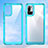 Silicone Transparent Frame Case Cover J01S for Xiaomi Redmi Note 10 5G