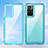 Silicone Transparent Frame Case Cover J01S for Xiaomi Redmi Note 11 5G