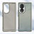 Silicone Transparent Frame Case Cover J02S for Huawei Honor 80 5G