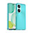 Silicone Transparent Frame Case Cover J02S for Huawei Nova 11i Blue