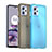 Silicone Transparent Frame Case Cover J02S for Motorola Moto G23