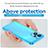 Silicone Transparent Frame Case Cover J02S for Realme 10 5G