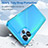 Silicone Transparent Frame Case Cover J02S for Realme 9i 5G