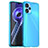 Silicone Transparent Frame Case Cover J02S for Realme 9i 5G Blue