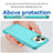 Silicone Transparent Frame Case Cover J02S for Realme C53 India