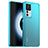 Silicone Transparent Frame Case Cover J02S for Xiaomi Mi 12T Pro 5G Blue