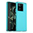 Silicone Transparent Frame Case Cover J02S for Xiaomi Mi 13T 5G Blue