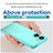 Silicone Transparent Frame Case Cover J02S for Xiaomi Poco C65