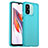 Silicone Transparent Frame Case Cover J02S for Xiaomi Redmi 11A 4G Sky Blue