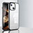 Silicone Transparent Frame Case Cover LD1 for Apple iPhone 15