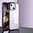 Silicone Transparent Frame Case Cover LD1 for Apple iPhone 15