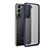 Silicone Transparent Frame Case Cover M02 for Samsung Galaxy S24 5G Blue