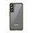 Silicone Transparent Frame Case Cover M03 for Samsung Galaxy S21 FE 5G Gray